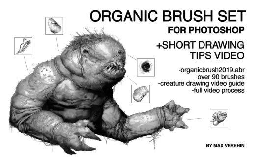 ORGANIC BRUSH SET — Photoshop brush