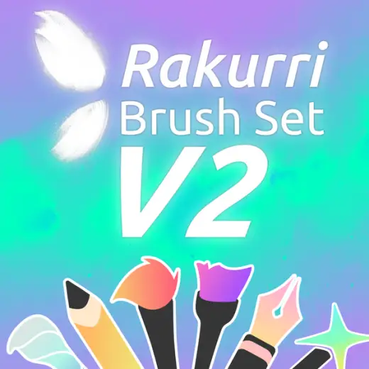 Rakurri Brush Set V2 for Krita 5 (2.1 update out now!) — Krita brush
