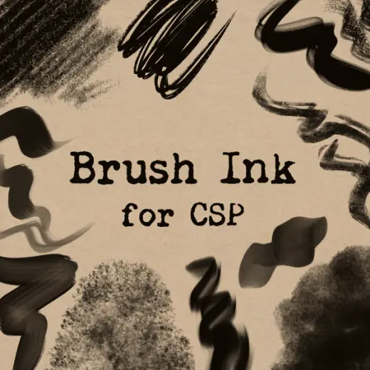 Brush Ink Set for Clip Studio Paint — Clip Studio Paint brush