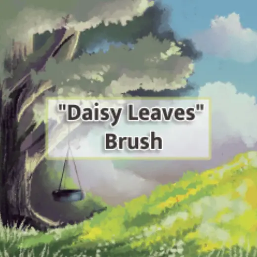 Daisy Leaves — Clip Studio Paint brush