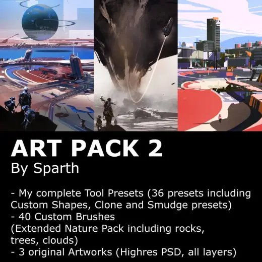 Art Pack 2 - Tool Presets and Brushes for Photoshop — Photoshop brush