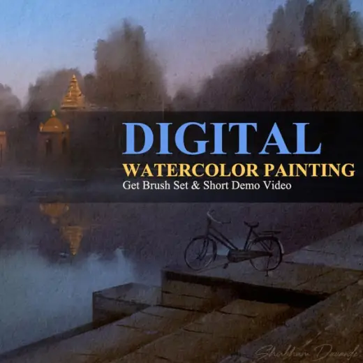 AquaArt: Photoshop Watercolor Painting Brush Pack with .ABR Download — Photoshop brush