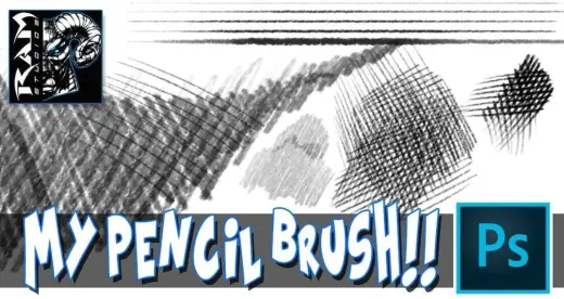 RAM - Photoshop CC - My Pencil Brush! — Photoshop brush