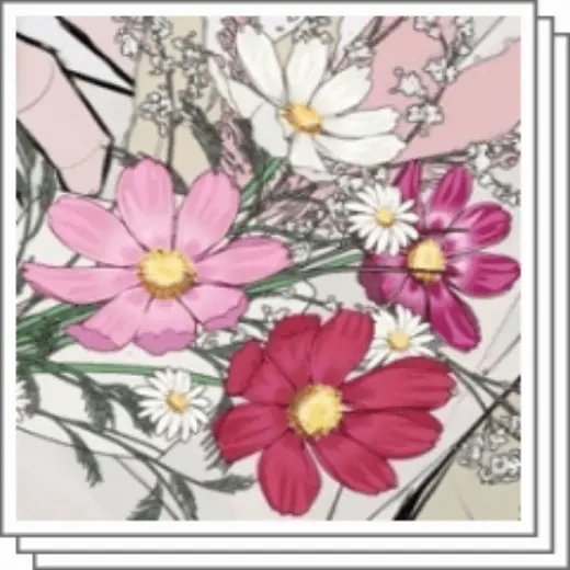 Pink cosmos — Clip Studio Paint brush