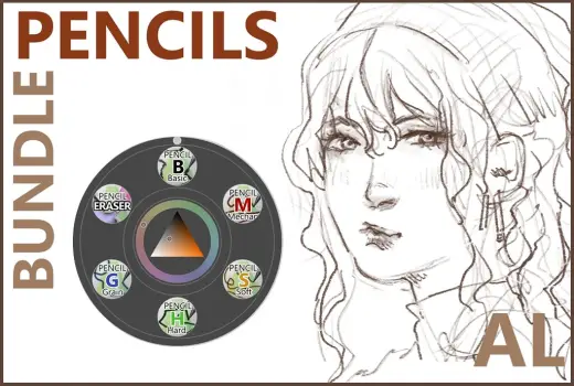 Aurelia's Pencils bundle — Krita brush
