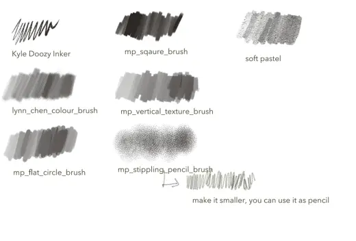 CSP Texture Brushes – My Favorite Set for Digital Painting! — Clip Studio Paint brush