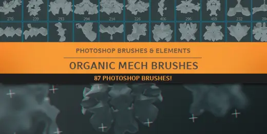 EL Organic Mech Brush Set - 87 Brushes! — Photoshop brush