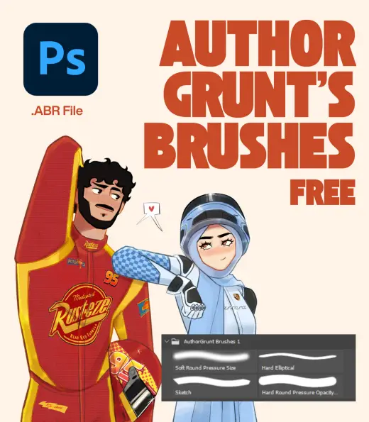 Author Grunt's Free Brush Pack — Photoshop brush