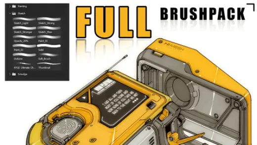 Draw Like a Pro BrushPack [Drawing, Lineart, Smudging & Painting] — Photoshop brush