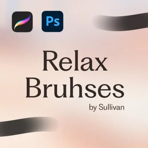 Relax Brushes (chill and draw) — Photoshop brush