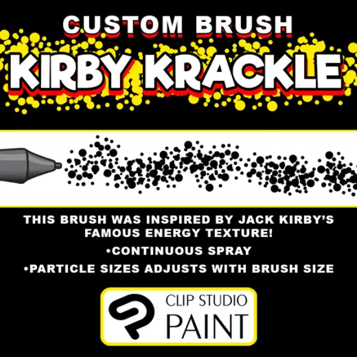 Kirby Krackle Custom Brush (Clip Studio Paint) — Clip Studio Paint brush