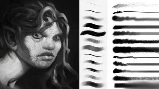 Painting & Rendering Brush Pack Vol.3 — Photoshop brush