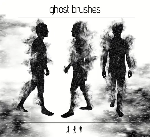 Ghost Brushes — Procreate, Photoshop & Krita brush