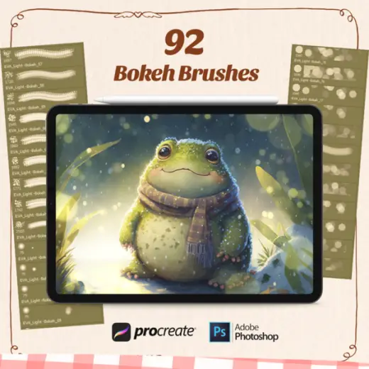 92 Bokeh Brush Pack — Photoshop brush