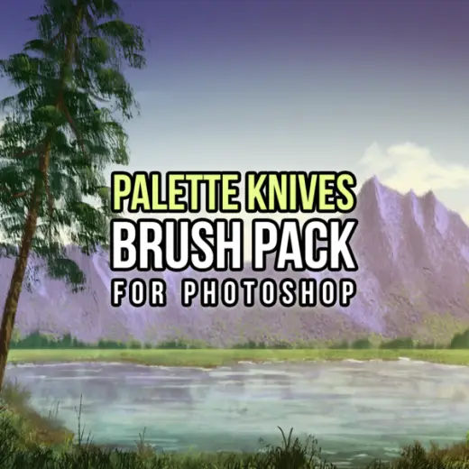 Palette Knives - Brush Pack for Photoshop (15 Brushes) — Photoshop brush