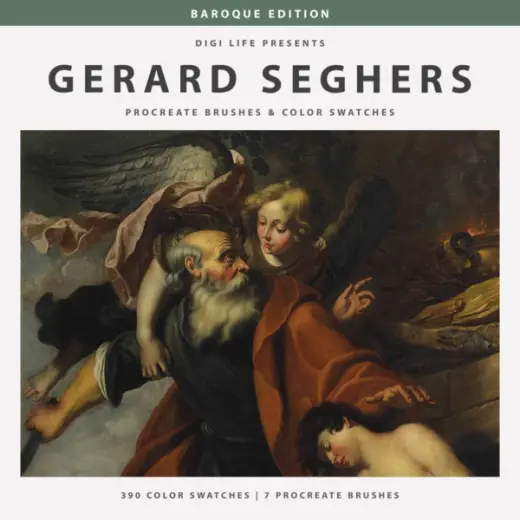 Gerard Seghers Procreate Brushes & Color Swatches — Procreate brush