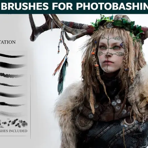 Photoshop Brushes for Photobashing — Photoshop brush
