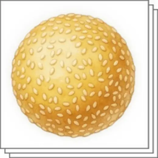 Boiled rice cake (Onde-onde) — Clip Studio Paint brush