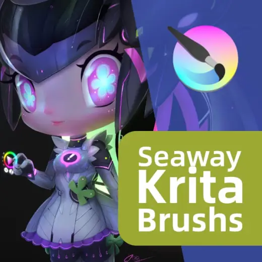 Krita5.2.9+ Brushs - Seaway Krita Brushs V0.8 — Krita brush