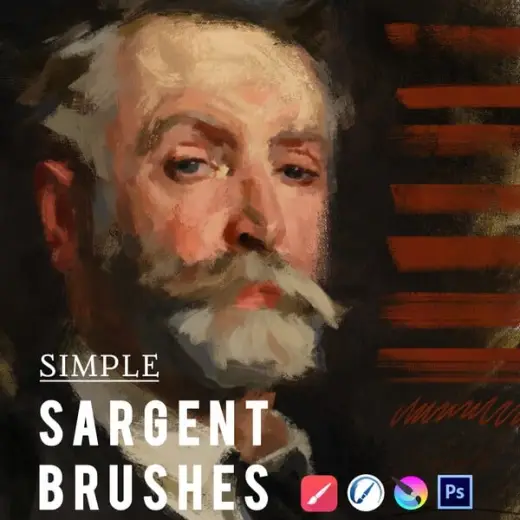 Simple Sargent Brushes — Photoshop brush
