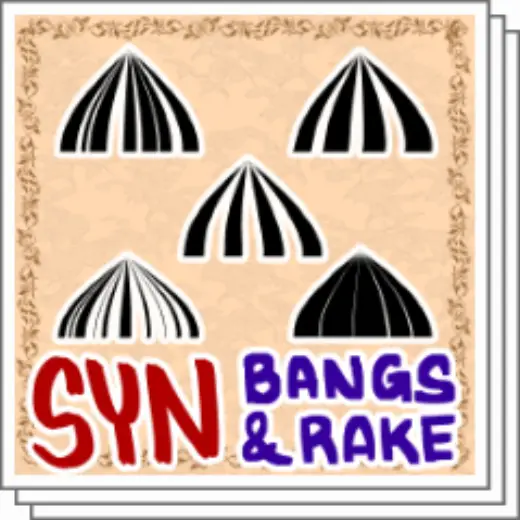 [SYN] Easy Bangs and Rake Brushes — Clip Studio Paint brush