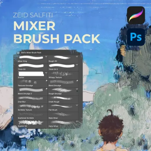 Zeid's Mixer Brush Pack — Photoshop brush