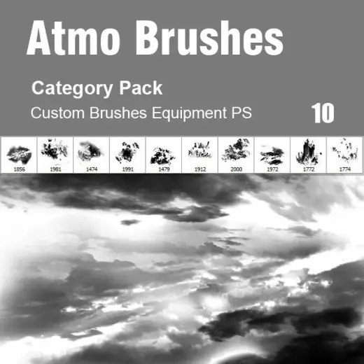 Atmo Brushes - Category custom brushes Pack Photoshop — Photoshop brush