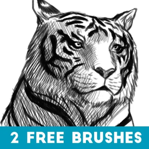 2 FREE Sketching Brushes - Arturo Aguirre — Procreate & Photoshop brush