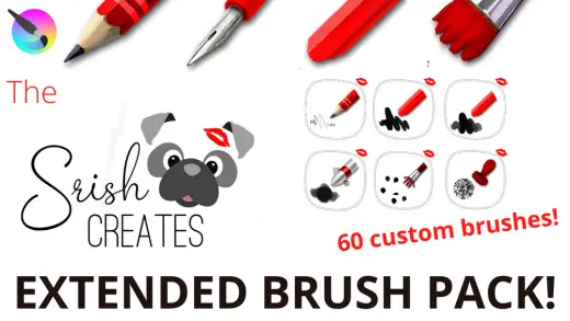 The Srish Creates EXTENDED Brush Pack [KRITA EDITION] — Krita brush