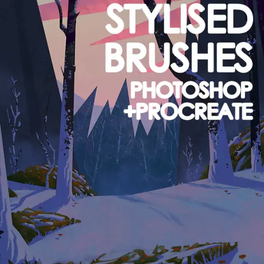 Stylised Brush Set - Procreate — Procreate & Photoshop brush