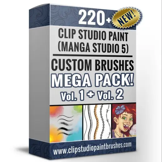 Manga Studio 5 Brushes Mega Pack! — Clip Studio Paint brush