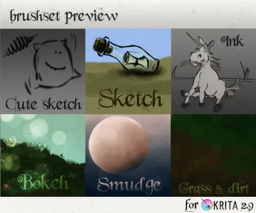 Krita brushset — Procreate & Krita brush