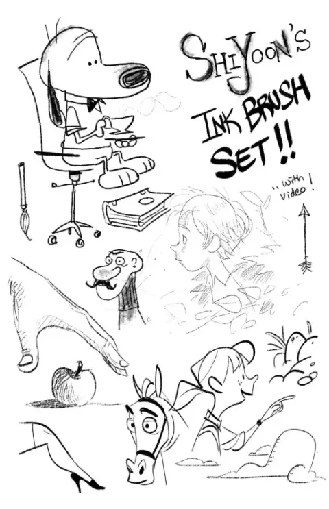 Shiyoon's Photoshop Ink Brush Set — Photoshop brush