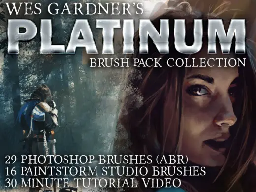 Wes Gardner - Platinum Brush Pack — Photoshop brush