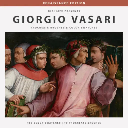Giorgio Vasari Procreate Brushes & Color Swatches — Procreate brush