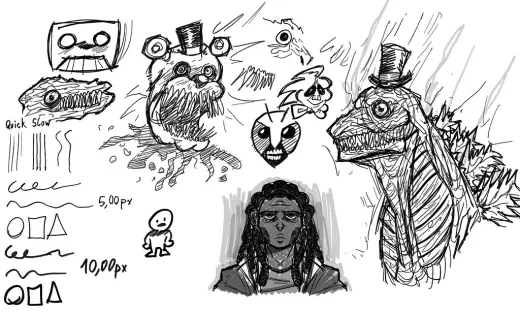 Cas van de pen demo brush recreation — Krita brush