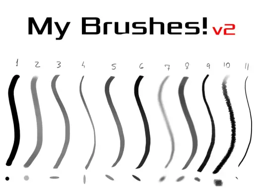 Personal Photoshop Brushes v2! — Photoshop brush