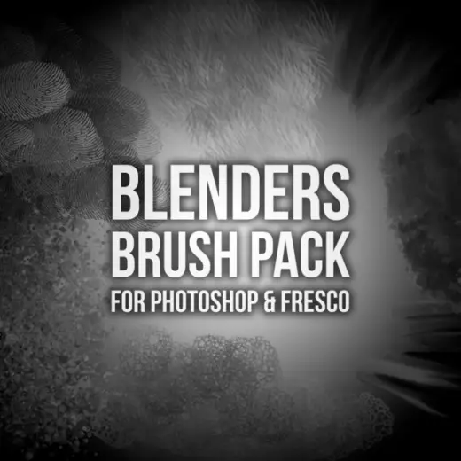 Blenders - Brush Pack for Photoshop & Adobe Fresco (15 Brushes) — Photoshop brush