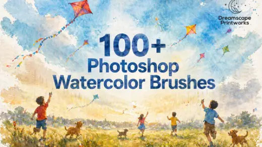 100 Watercolour Photoshop Brushes — Photoshop brush
