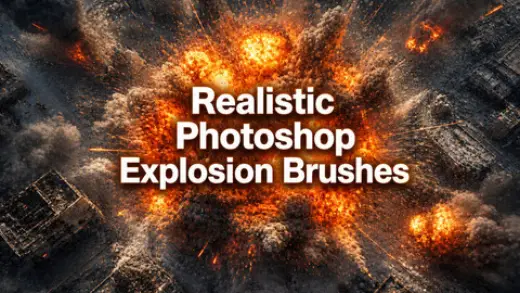 Realistic Explosion Photoshop Brushes — Photoshop brush
