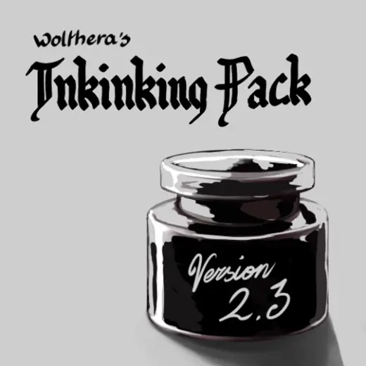 Inking Pack for Krita — Krita brush