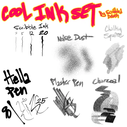 Cool Ink Set — Clip Studio Paint brush