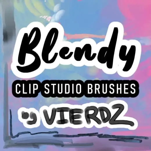 "Blendy" Digital Brushes (CSP) — Clip Studio Paint brush