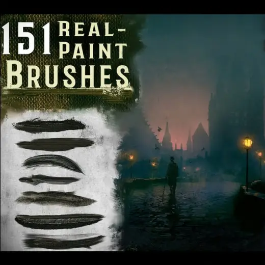 Joseph Feely's Real-Paint Brush Pack — Photoshop brush