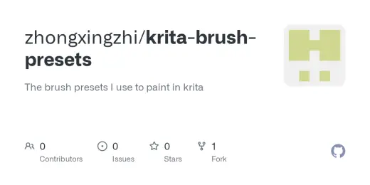krita brush presets — Krita brush