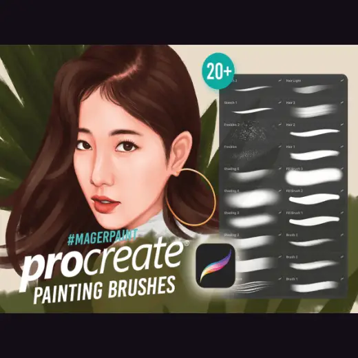MAGERPAINT Procreate Brushes — Procreate & Photoshop brush