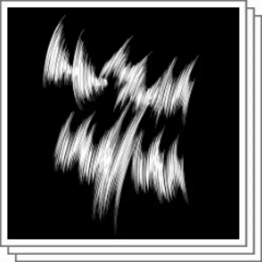 Black and white comics, hair shiny — Clip Studio Paint brush