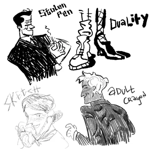 Cuchulainn4's doodle brushes (photoshop AND procreate) — Procreate & Photoshop brush