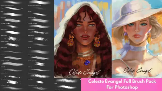 Celeste Evangel Brush Pack (Photoshop) — Photoshop brush