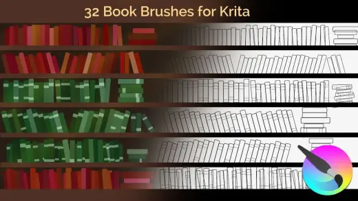 NA Library - Book Brushes for Krita — Krita brush